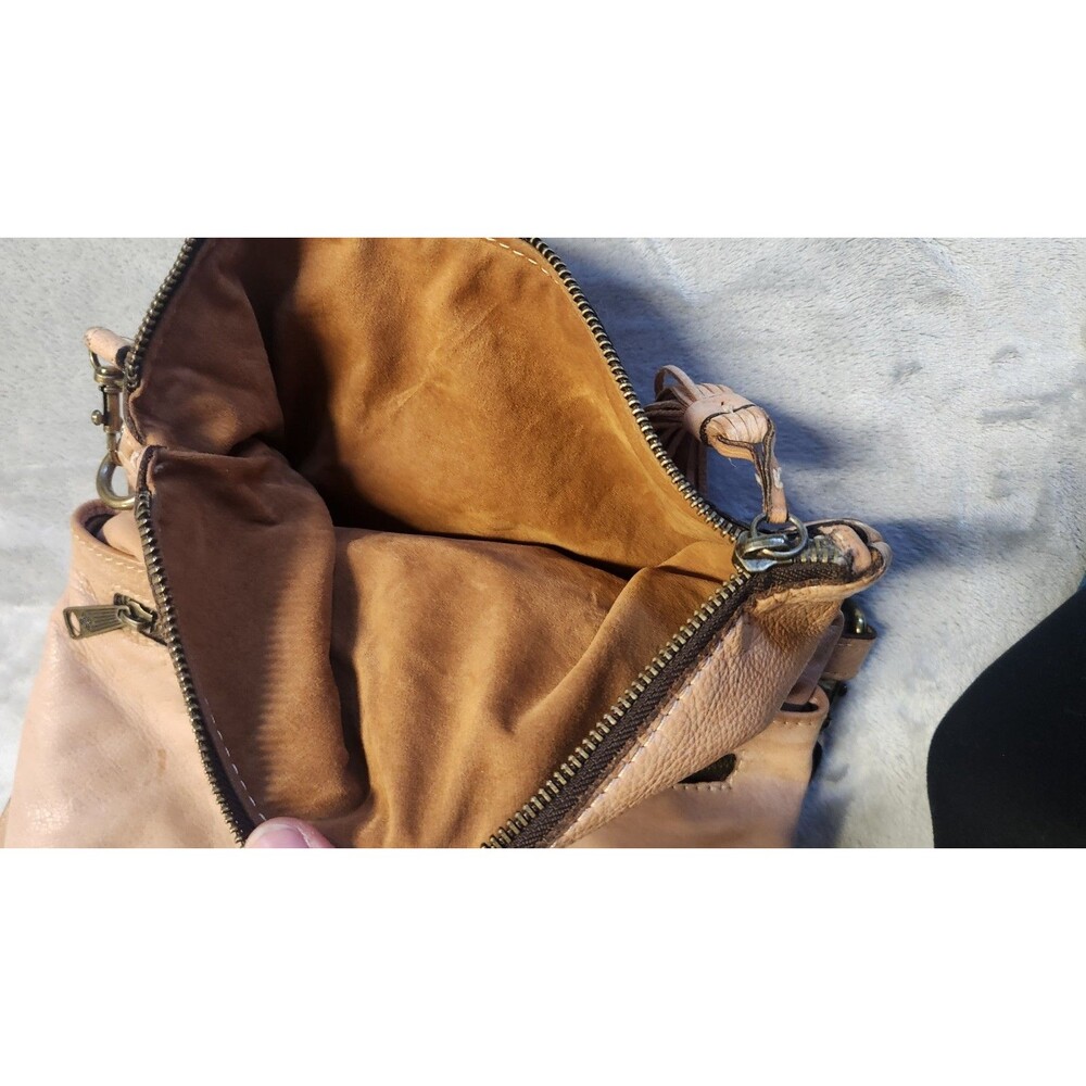 Patricia Nash Washed Denim Luzille Convertible Backpack - Picture 8 of 9